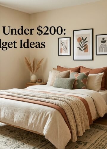 Room decor under 200$: 15 Smart Budget Ideas