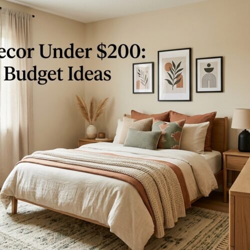 Room decor under 200$: 15 Smart Budget Ideas