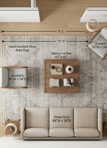 9 x 12 Rugs for Living Room: Size & Style Guide