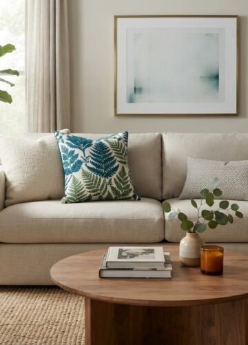 Blue and Green Throw Pillow Ideas for Every Room
